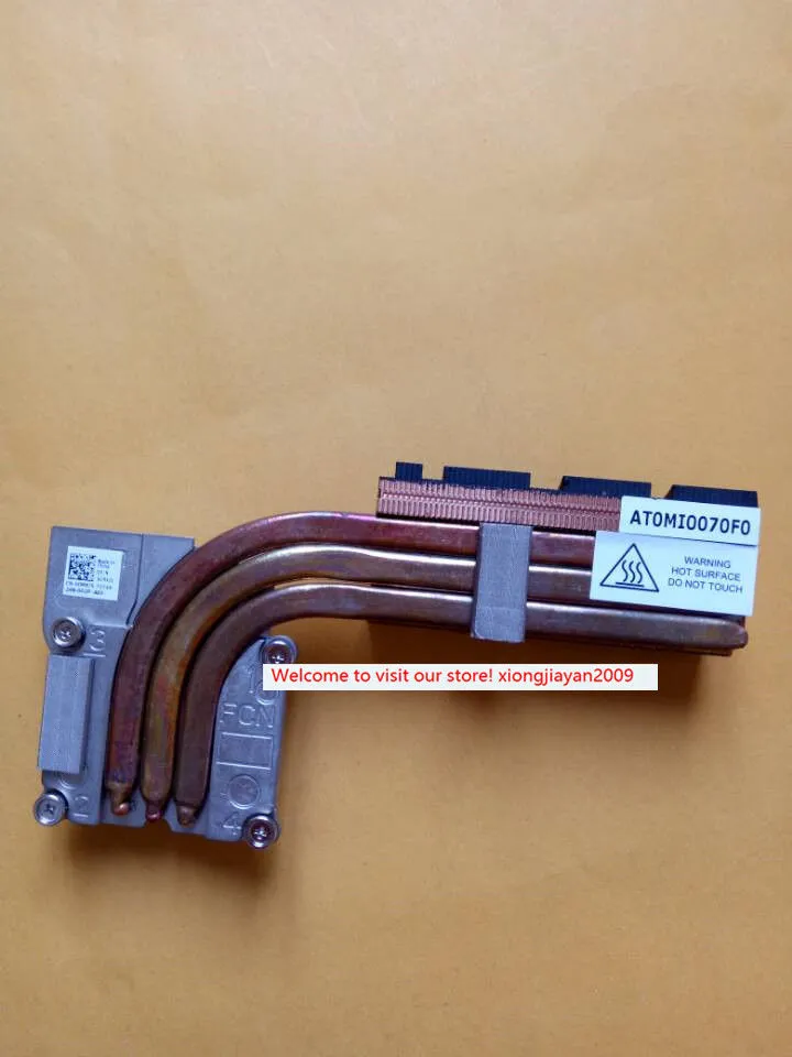 Coole för Dell Alienware M18X R2 CPU Cooling Heatsink 00MXJ5 0MXJ5