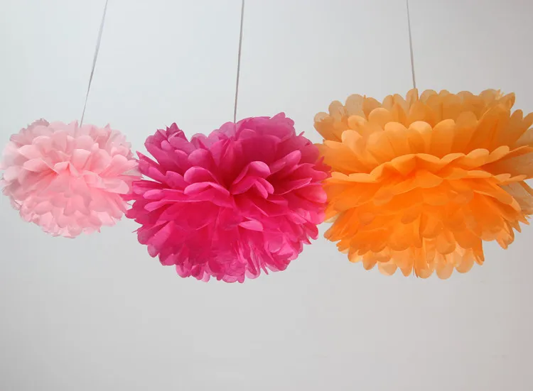 Boule de fleur de pivoine coloré 4 ~ 14 pouces 10 ~ 35cm de mariage décorer fleur fleur artificielle pour la décoration de marché de jardin de mariage