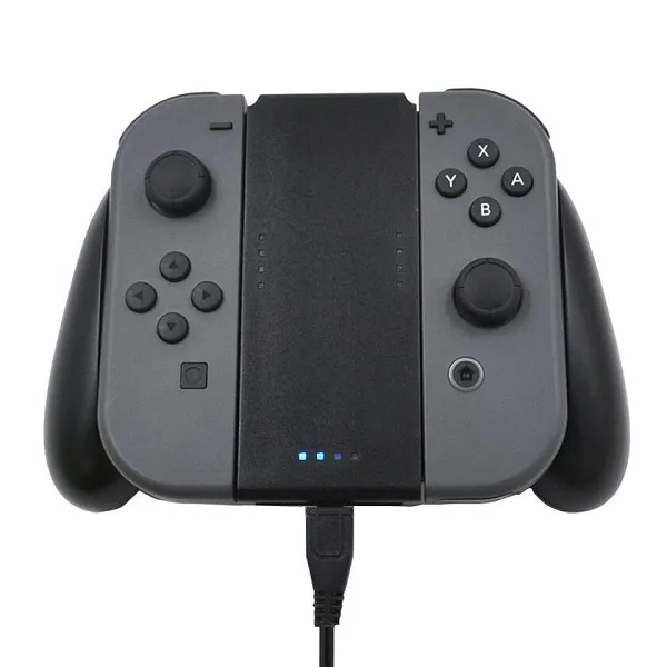 Joy Con Charging Grip Dock for NS Switch Charger Holder Station Handle Grips Handgrip Built-in Battery 2 in 1