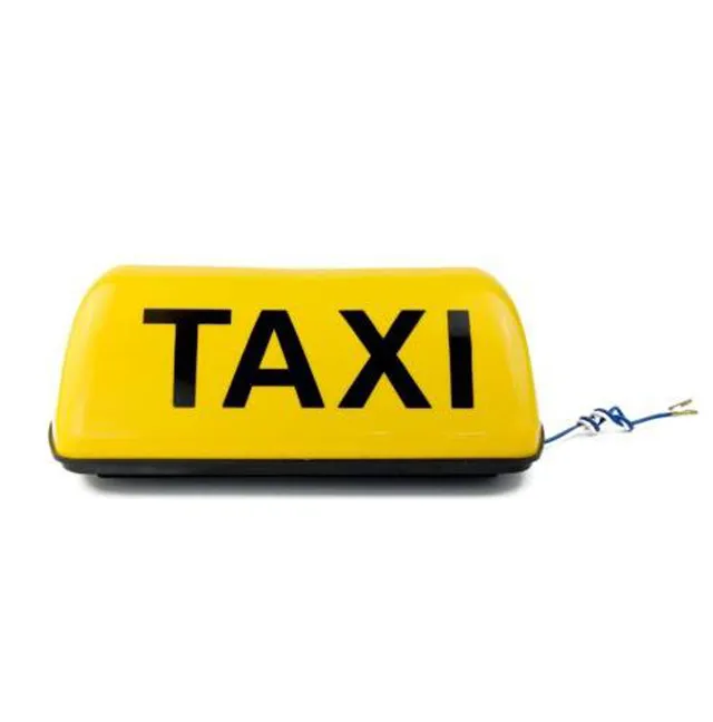 택시 드라이버 ZYHW 브랜드 12V 노란색 쉘 택시 택시 로그인 지붕 위로 토퍼 자동차 노란색 밝은 택시 톱 라이트 램프 11 