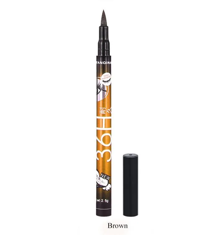 Nuovo arrivo YANQINA Matita eyeliner Impermeabile affila Matita eyeliner Liquid Eye Liner Penna professionale trucco occhi3899812