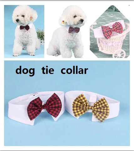 Gorąca sprzedaż Dostawy Zwierzątko Czerwone Kolory Koty Dog Krawat Akcesoria Ślubne Psy Bowtie Collar Wakacje Dekoracja Boże Narodzenie Grooming G471
