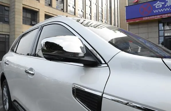 Coperchio di protezione la decorazione dello specchio dell'auto in ABS cromato di alta qualità 2 pezzi RENAULT KOLEOS 2009-2017