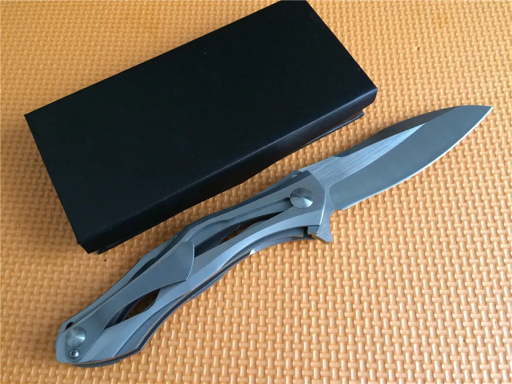 Medford M2 BM 3300 Alex Flipper Folding Kniv D2 59HRC Satinblad Stål Rostfritt CNC Finish Handle Knivar