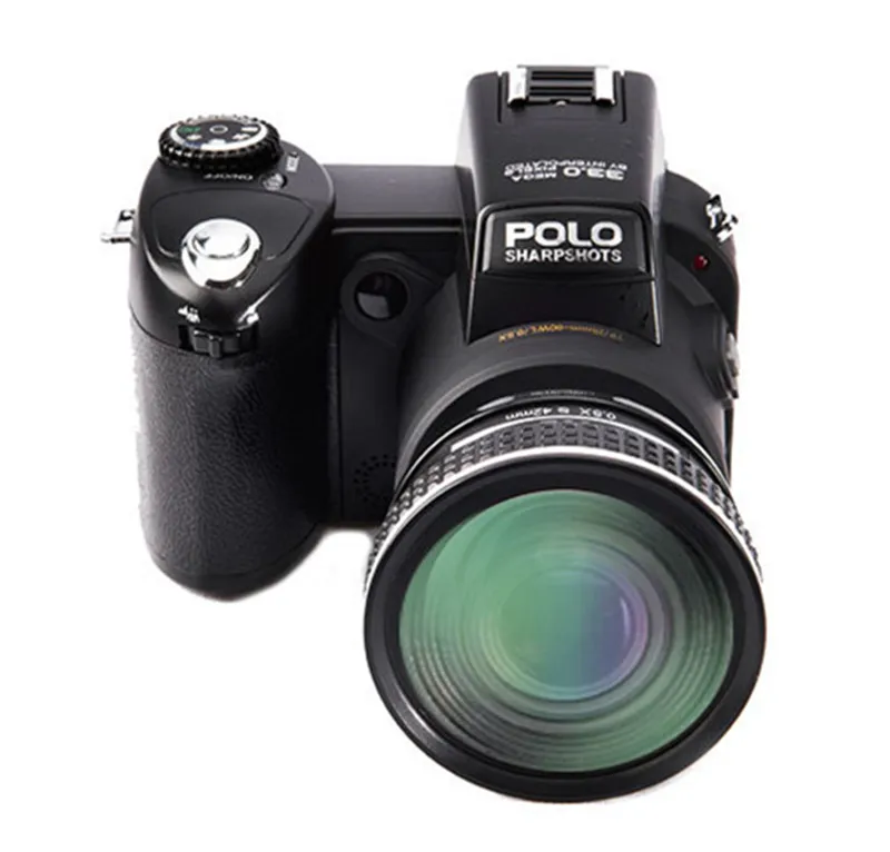 Protax Polo D7100 디지털 카메라 33MP 전체 HD1080P 24X 광학 줌 자동 초점 전문 캠코더 +절묘한 레타 7550