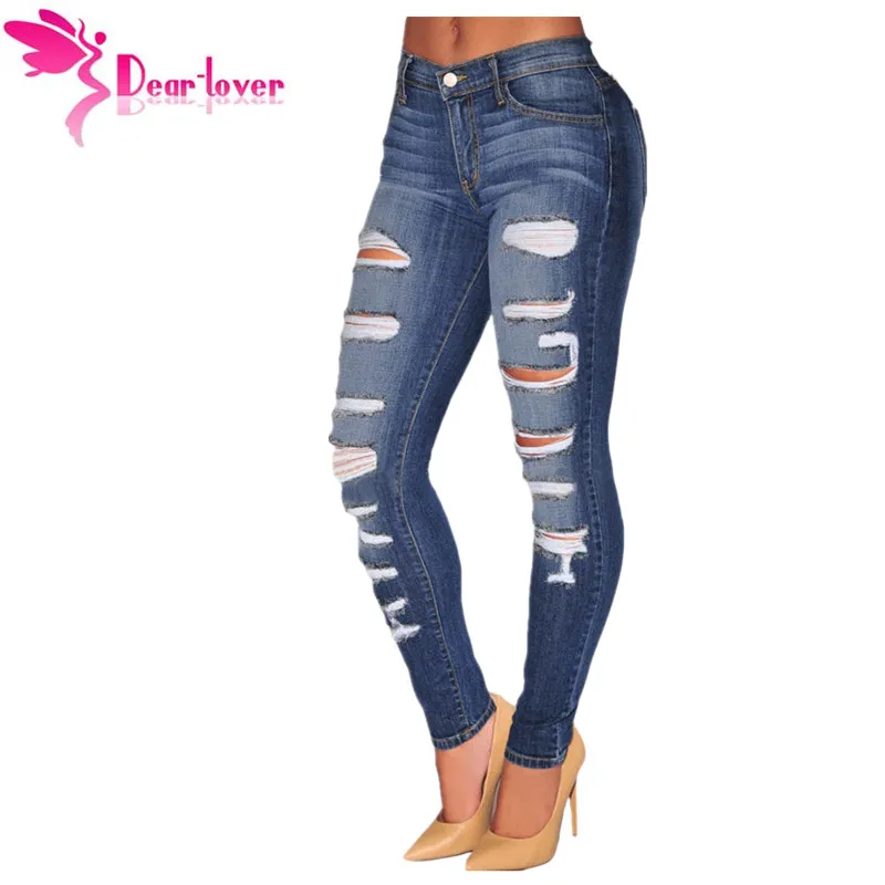 Jeans desgastados Azul Claro Mujer | Vaqueros Pimkie — Beansandcroydon