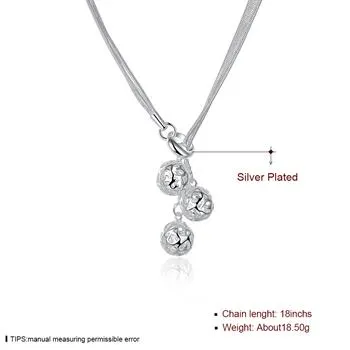 Wholesale - Retail lowest price Christmas gift 925 silver fashion Jewelry Necklace N85