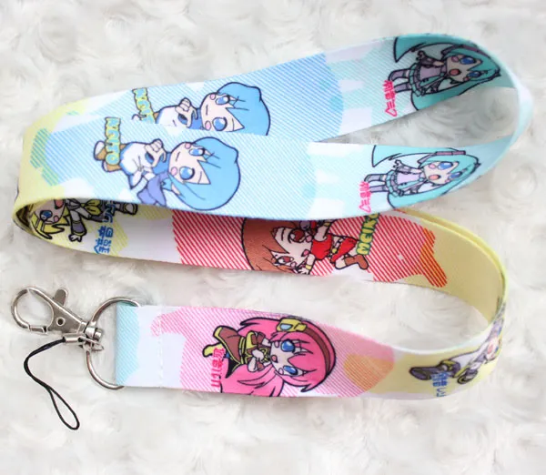 Hot sale wholesale cartoon Animated characters phone lanyard fashion keys rope Lovely animals neck rope card rope 138