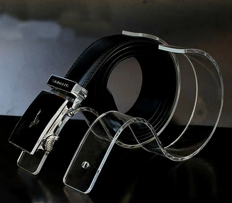 DHgate Clear Acrylic Belt Display Stand Organizer for Accessories Jewelry Necklaces Jewelry