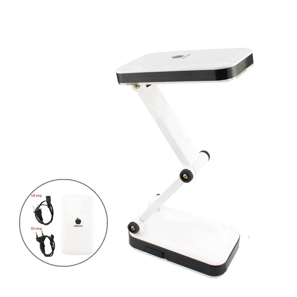 Stretchable Table Light LED Table Lamp: Foldable Adjustable Desk Light, Rechargeable LED Light ...