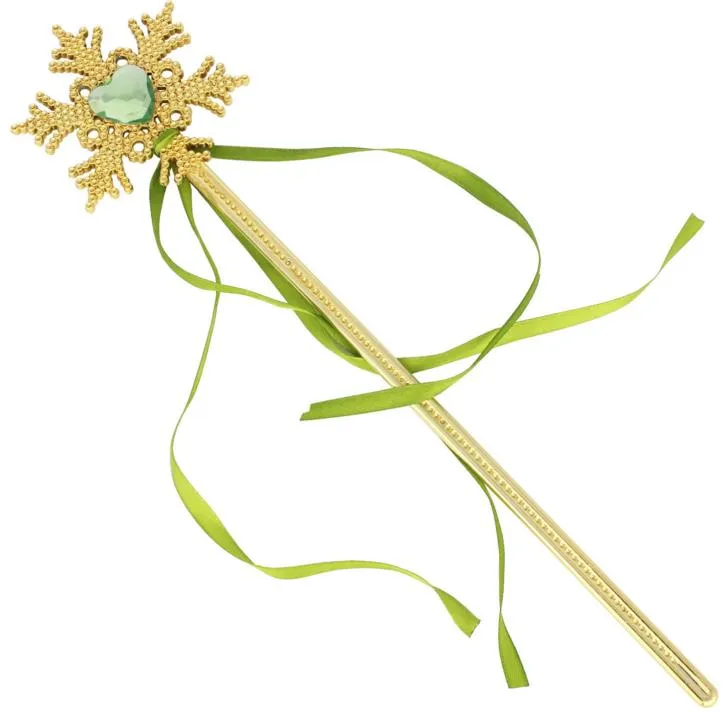 Fairy Gold Snowflake Ribbons Streamers Streamers de Mariage de Noël Cos Princess Gem Sticks Magic Wands Confetti Kids Birthday Favors4471431