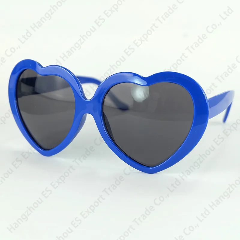 다채로운 사랑 선글라스 여성 13 색 파티 하트 안경 GAGA 스타 스타일 UV400
