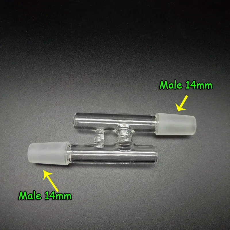 Großhandel Glass Reclaim Adapter 14mm 18mm männliche weibliche Gelenk Aschefänger -Adapter für Glasbongs Öl Rigs Kostenlose Schifffahrt