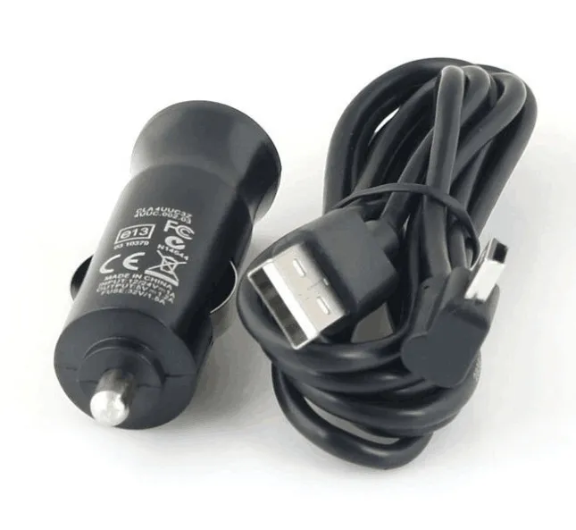 Replacement Car Charger and USB Cable for Tomtom ONE v4 v5 XL v2 v3 IQ Routes