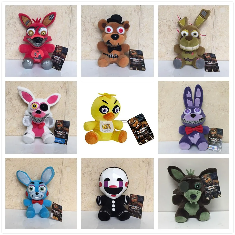 Five Nights At Freddys 4 FNAF Golden Freddy Foxy Bonnie Chica