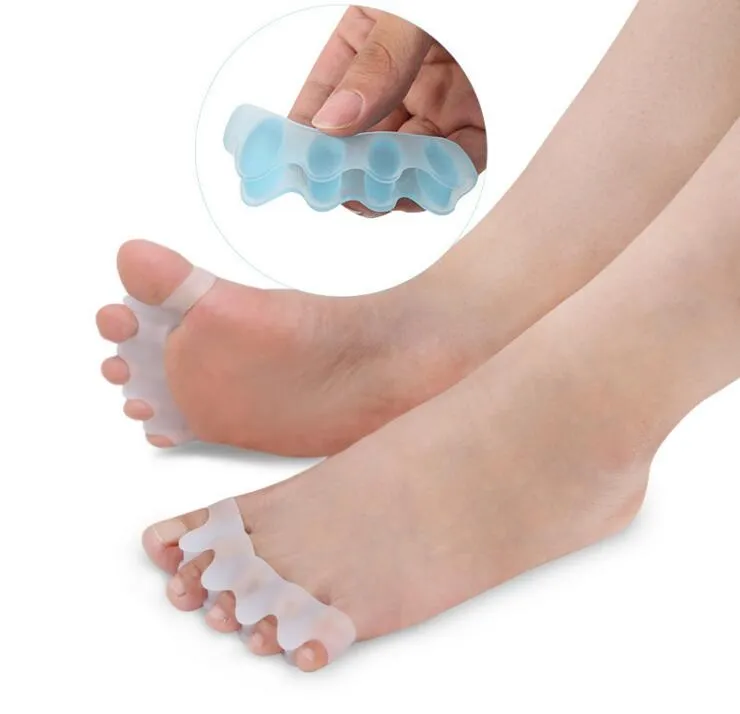 Neuer Zehen-Hallux-Valgus-Korrektor, Gel, Silikon, Bunion-Korrektor, Zehenschutz, Glätteisen, Spreizer, Separator, Fußpflege-Werkzeug, 4 Farben