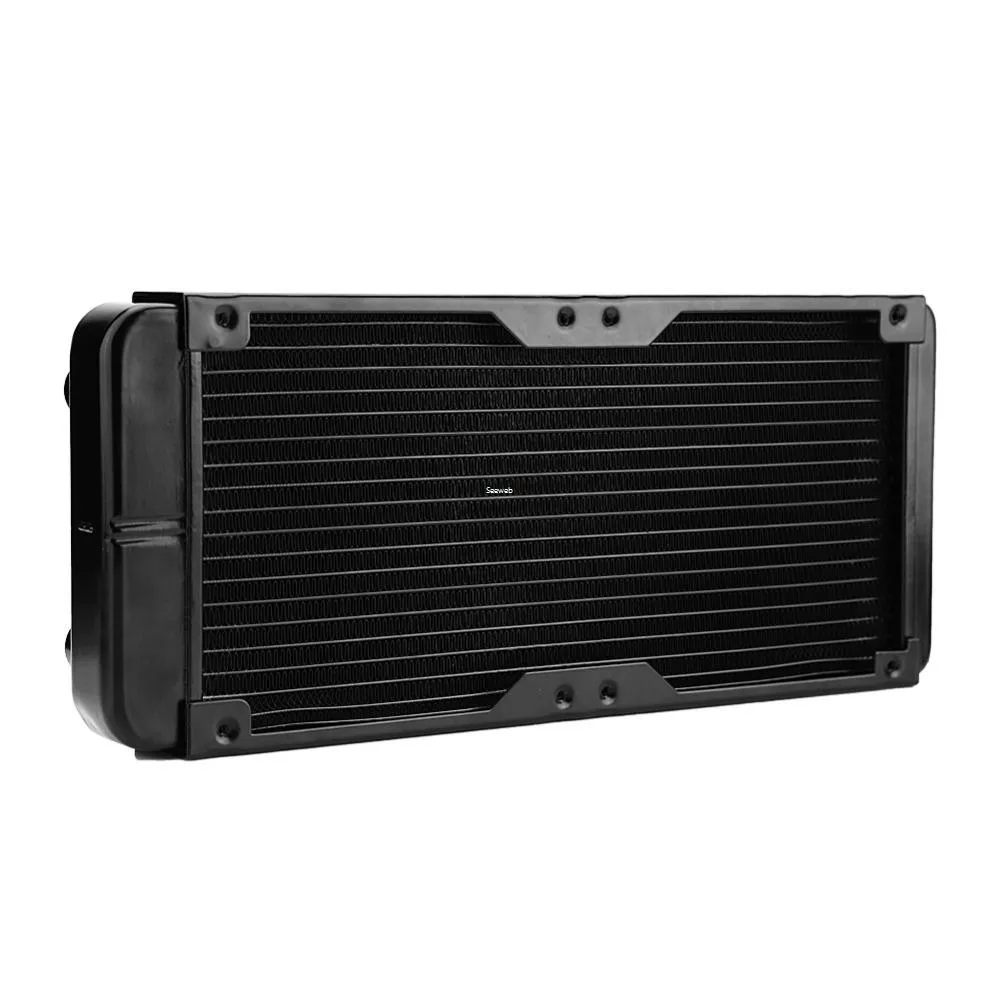 240mm G1/4 Aluminum Computer Radiator Water Cooling For CPU LED ...