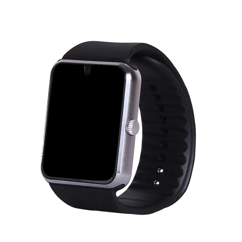 Montre intelligente GT08 Horloge Sync Notifier Prise en charge de la connectivité Bluetooth de la carte Sim pour iphone Android Phone Smartwatch
