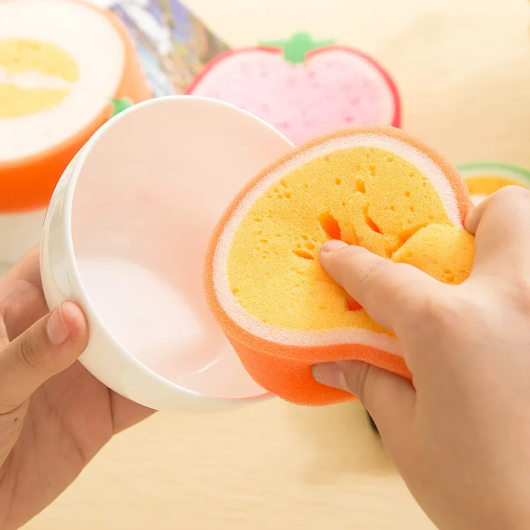 Fruit thickening sponge to wipe microfiber cloth cloth Dish cloth wholesale strong decontamination dish towels