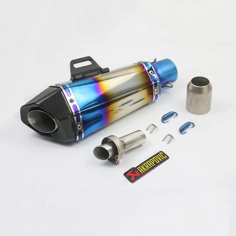 Evrensel 36-51mm Için Modifiye AKRAPOVIC Motosiklet Egzoz Borusu Susturucu Yamaha FJR1300 BWs 125 FZ07 09 FZ1 FZ8 FZ6R MT09 MT07