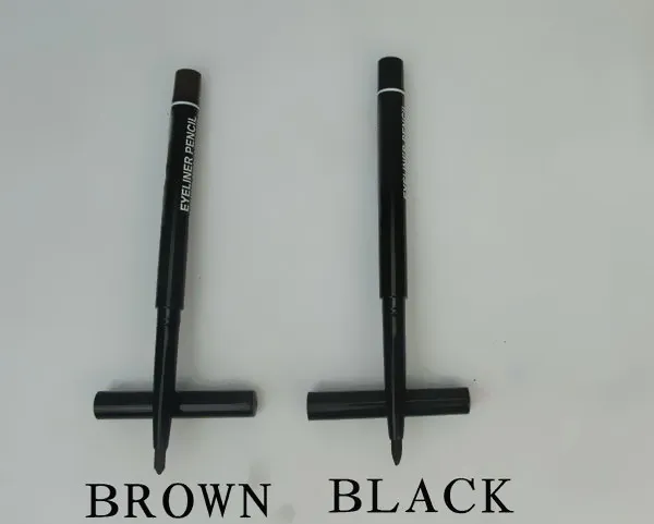 高品質の新しい化粧防水アイライナー鉛筆黒。ブラウンカラー