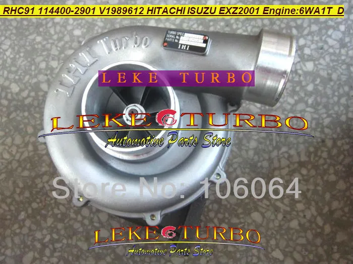 RHC91 114400-2901 V1989612 1144002901 Turbo TurboCharger for HITACHI EXZ2001 لـ ISUZU 6WA1T 6WA1 6WA1-T