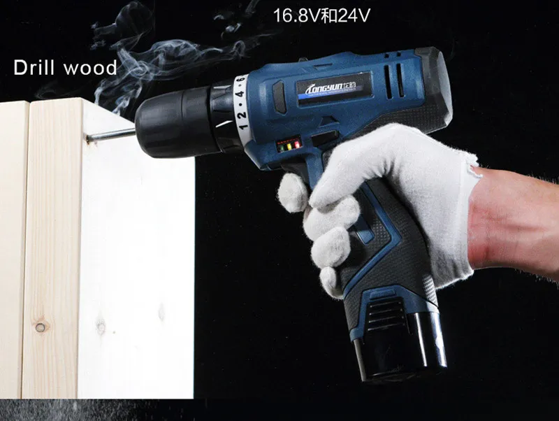 Electric Drill With Lithium Battery Cordless Electric Screwdriver Rechargeable Power Tools Furadeira e parafusadeira Taladro Inala4942773