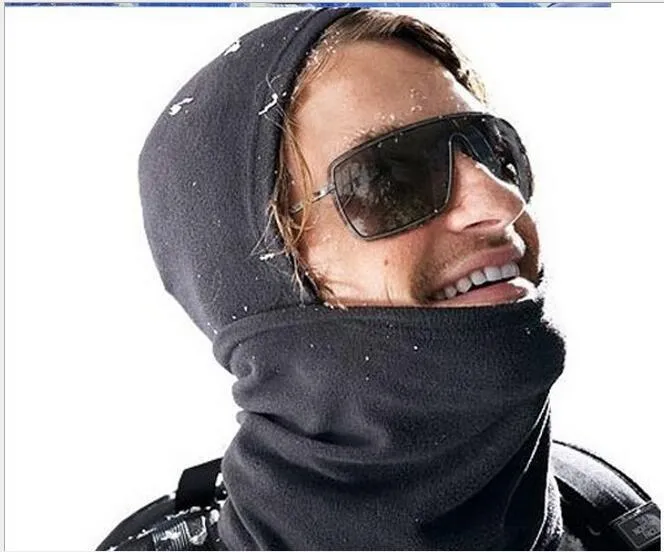 Berretto da sci invernale caldo Berretto da ciclismo maschera cappuccio in pile multifunzione sport all'aria aperta cappello moda maschere CS berretti di protezione il viso