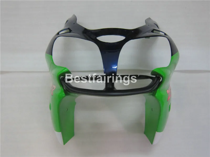 Kit carenatura in plastica moto Kawasaki Ninja ZX9R 02 carenature verde nero ZX9R 2002 2003 IU05