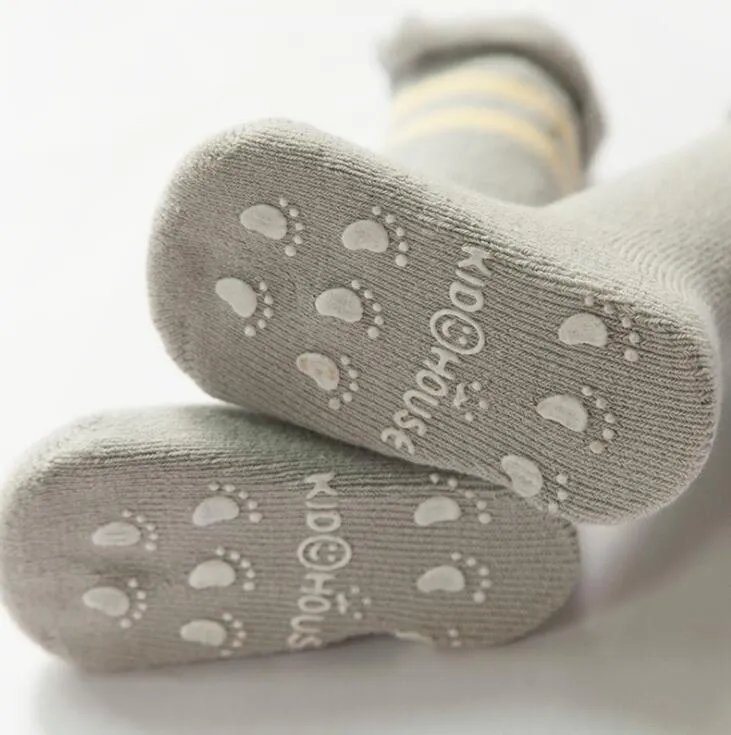 Winter warm Nonskid baby cotton socks anti-slip kids stocking Nonslip Toddler Footgear Baby Shoe Sock baby booties sox