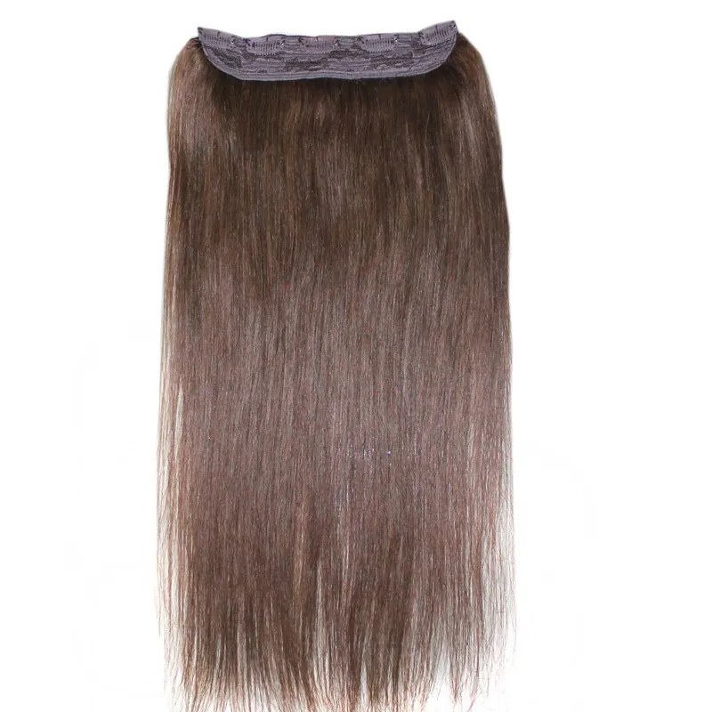 110g Brasilian Remy Mänskligt hårklipp i förlängningar Straight Clip On Human Hair Pieces # 1b # 2 # 8 Brown # 613 Blond 5 Clips Hair
