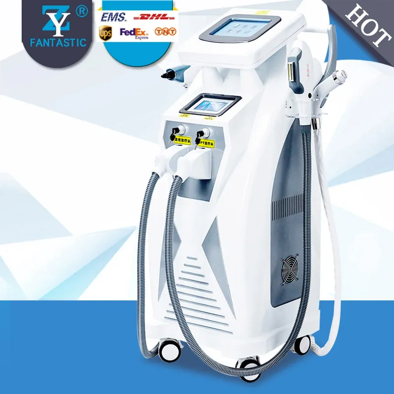 Neueste beliebte 4 in 1 IPL RF yag laser IPL SHR haarentfernung hautverjüngung tattoo entfernung OPT maschine für salon