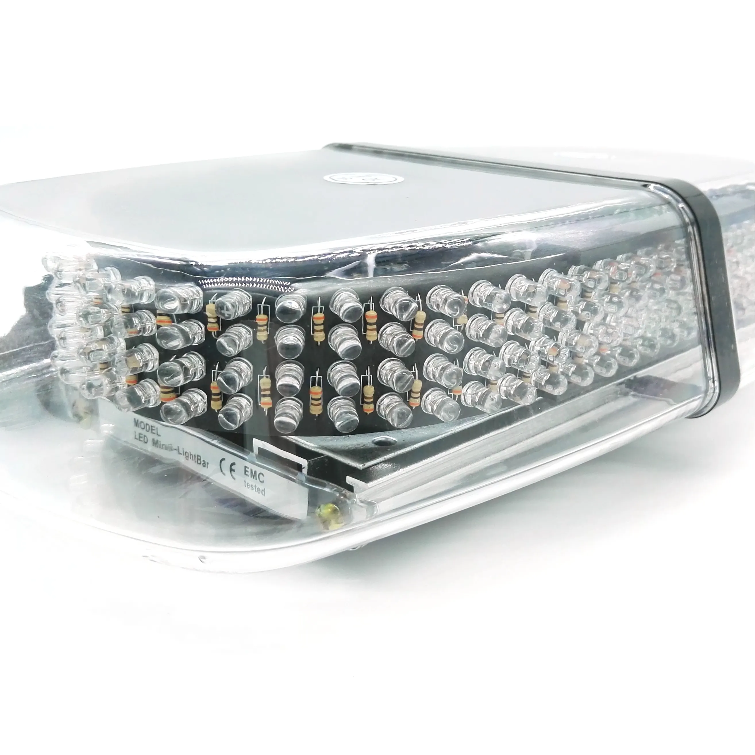 240 LED Avviso di emergenza Lampeggiante Luce stroboscopica Lampada auto della polizia DC12V Bianco Giallo ambra6289475