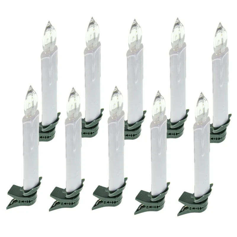 10 Stückromantisches elektrisches Kerzenlicht mit Fernbedienung, 12 Farbwechsel, Teelichter für Weihnachten, Zuhause, Festival, Hochzeit