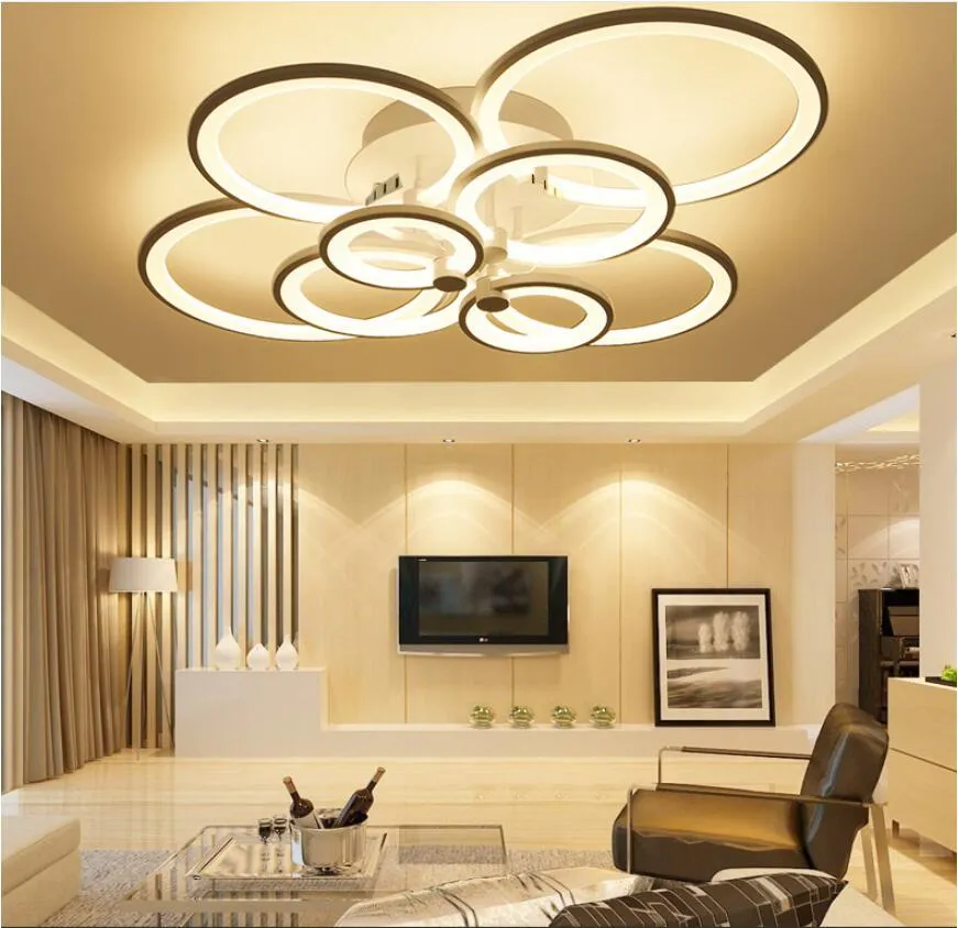 Finished Modern Led Ceiling Lights For Living Room Bedroom Study Room Home Deco