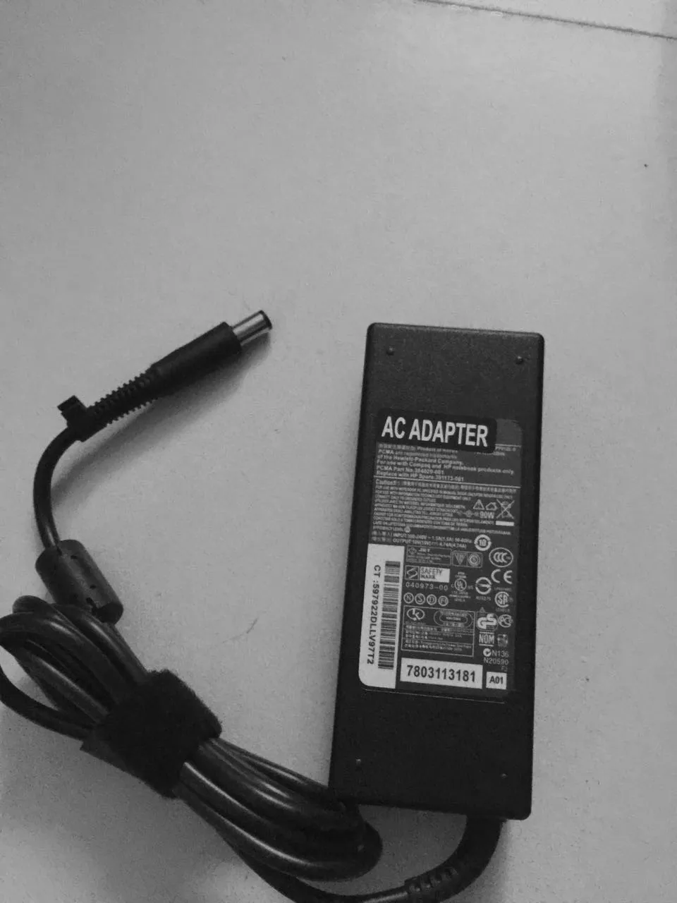 Chargeur d'ordinateur portable d'origine 90W 19V 4.74A adaptateur secteur pour alimentation pour ordinateur portable HP PAVILLION DV7 DV6