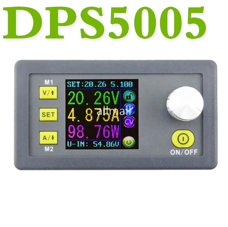 Freeshipping DPS5005 Corriente de voltaje constante Bajada Control programable Módulo de alimentación voltímetro del convertidor de dólar DP50V5A Versión mejorada