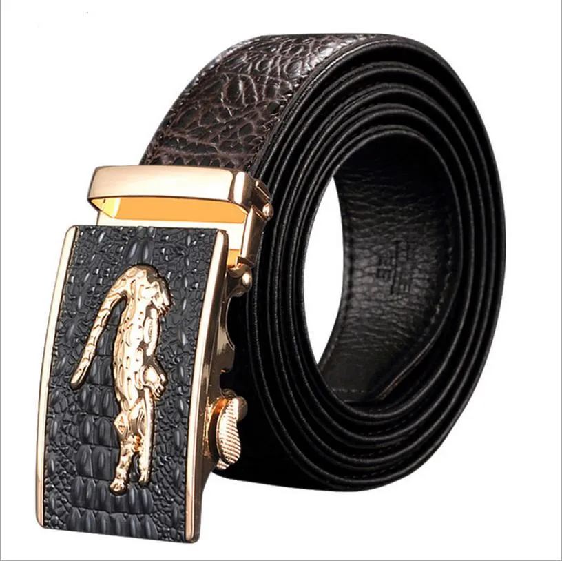 أزياء جديدة حزام مشبك حزام أوتوماتيكي جديد يبيع الحزام من الجلد للرجال من الذكور 110-125 مم 231D
