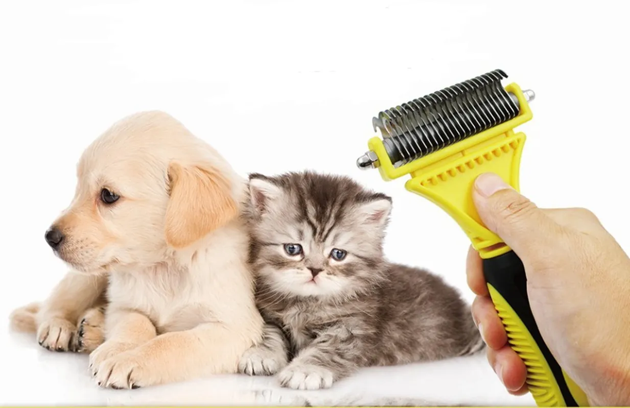Double Sided Professional Pet Dematting Comb With 12 23 Blades For Hair Grooming And Pet Training From Rita0615 13.13 DHgate.Com