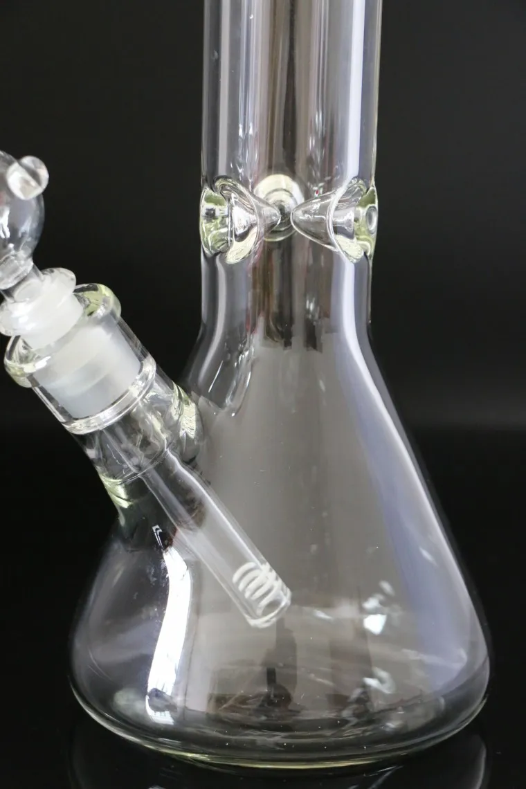 Hookahs Beaker Bong 12 inches thick elephant Joint 9mm glass water pipe with 14/18 downstem 14mm bowl