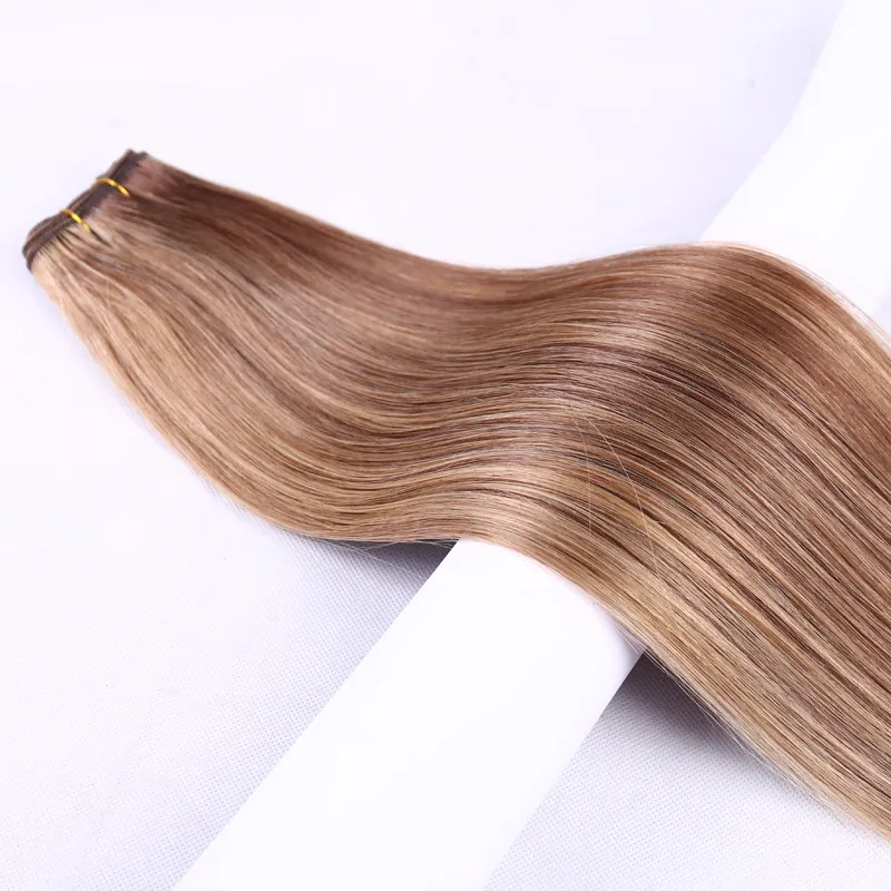 Hela Pure Indian Remy Virgin Hair Human Hair Weft 100g Mix Color 627 Straight Wave Factory Supply Human Extension5693631