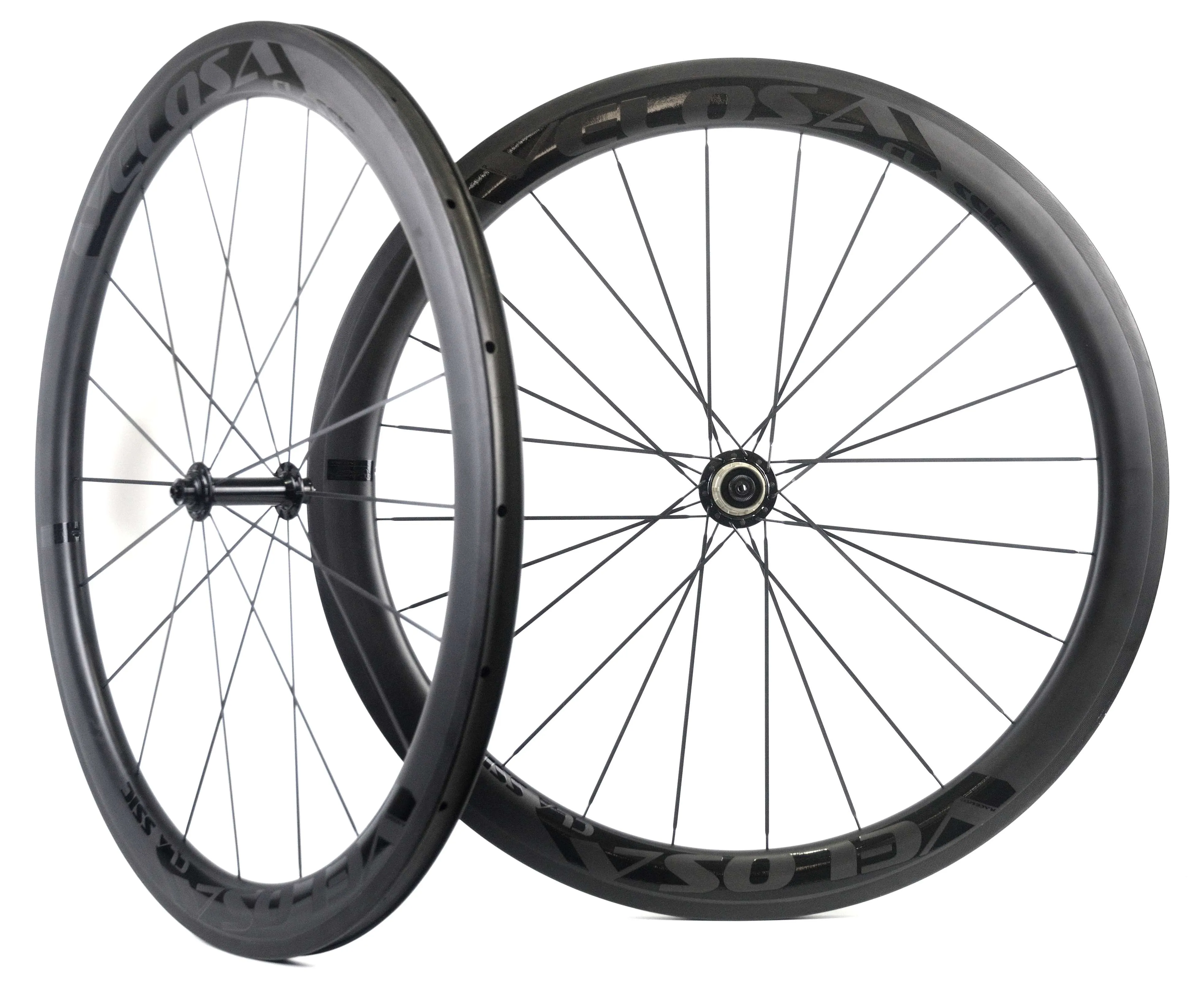 700C 50mm Depth Road Carbon Wheels 25mm Width Tubular/Clincher Race 50