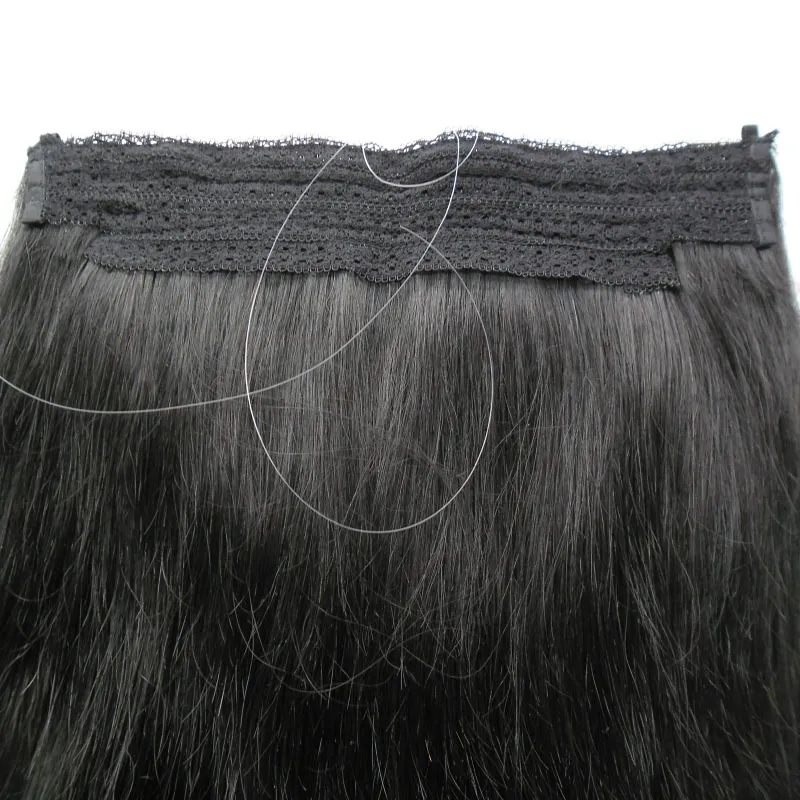 Micro Loop Hair Extensions Weft Extensions Brasilianska Virgin Hair Straight Black 100g Malaysiska Human Hair Extensions Bundles 