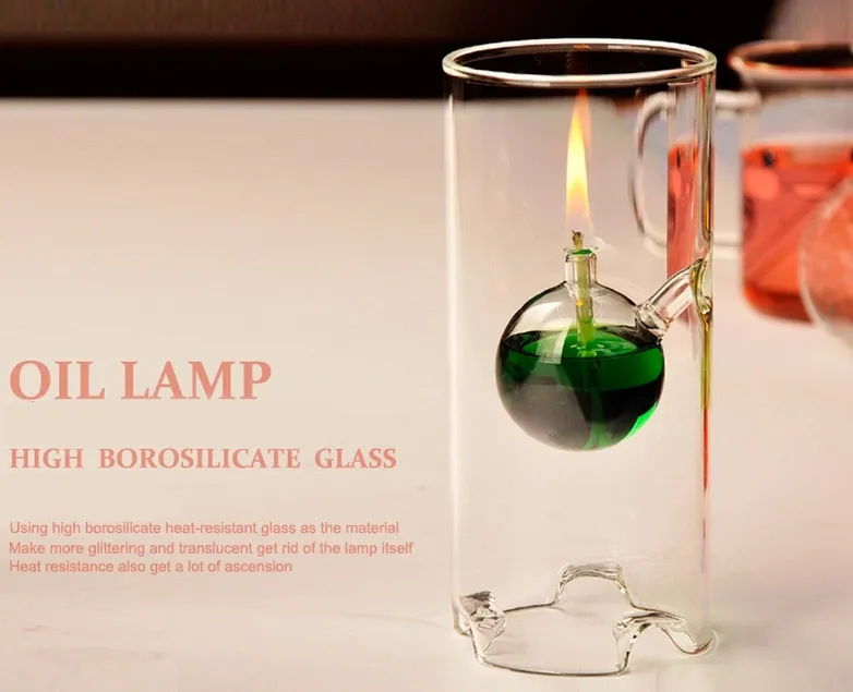 Fashion Super BeautyCreative Transparent Glass Cylinder Oil Lamp flaskor Blomma Holder Egenskaper Bröllop Dekorativ ljusstake Candelabra