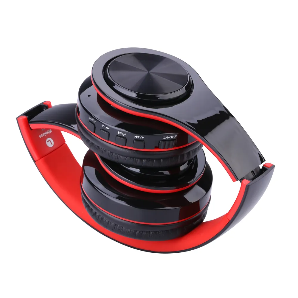 WH812 Bluetooth-Kopfhörer über dem Ohr, kabellose HiFi-Kopfhörer mit Mikrofon, 3D-Musik-Headset, Gamer, faltbar, Auriculare Fone für Telefonanrufe, Samsung mit MP3-Sport