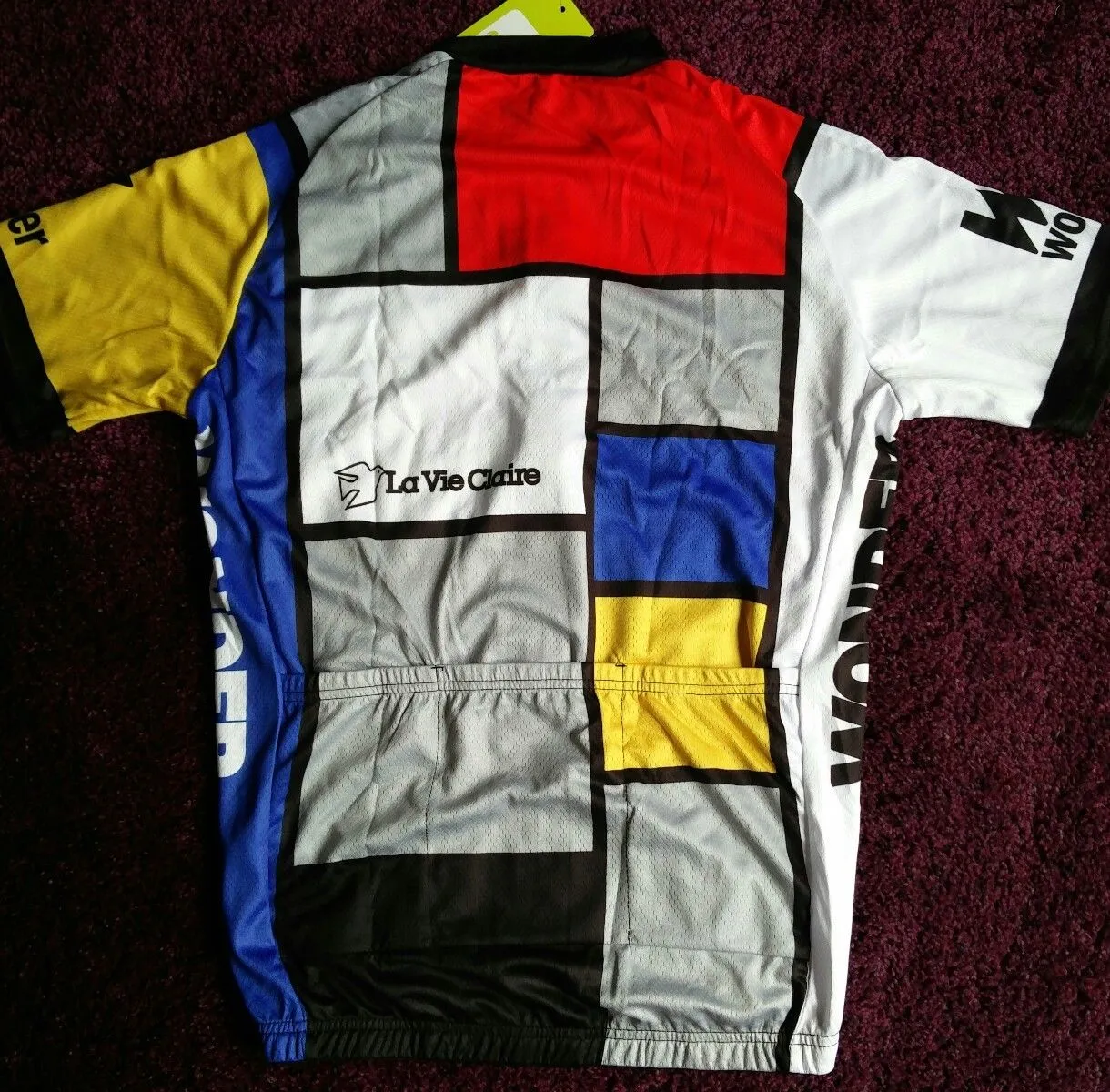 Maillot cycliste vintage Toshiba La Vie Claire 1987 Wonder Bike shirt
