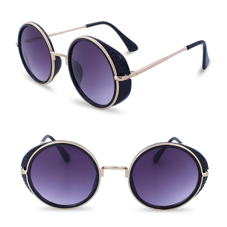 2021 polarisierte Sonnenbrille Vintage Frauen Sonnenbrille Marke Design Runde Sonnenbrille Beschichtung Spiegel UV400 Mit Box Und Fällen