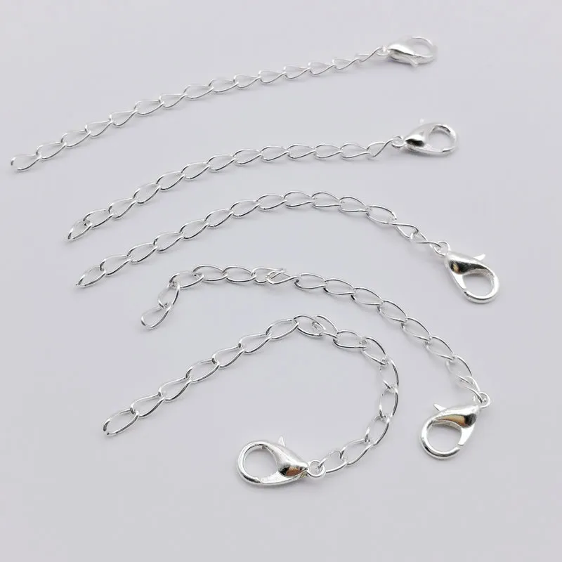 silver plated necklace chain extenderlobster clasp fashion act the role ofing is tasted necklace bracelet link chain310d