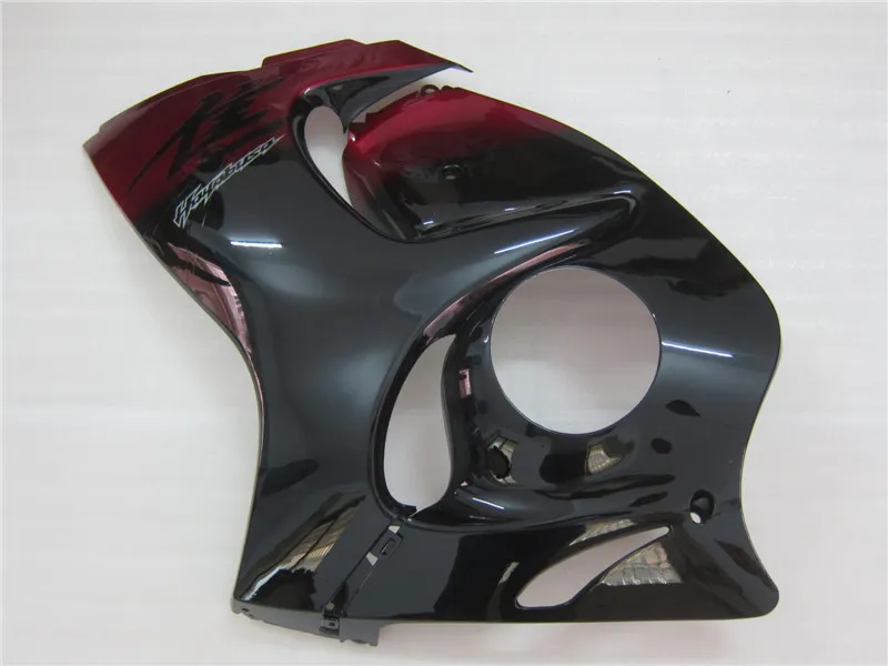 3 regali gratuiti New Hot ABS kit carenatura moto 100% Fit Suzuki GSXR 1300 GSXR 1300 2008 2009 2011 Nero Rosso