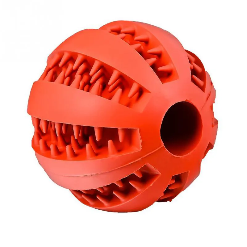7CM Soft Rubber Chew Toys Ball For Medium Large Dogs Toy Balls Dog Supplies  Pet Training Playing Ball 4555244 From 3,73 €
